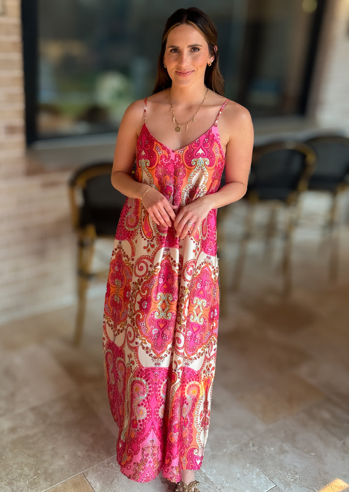 Santorini Sunsets Dress