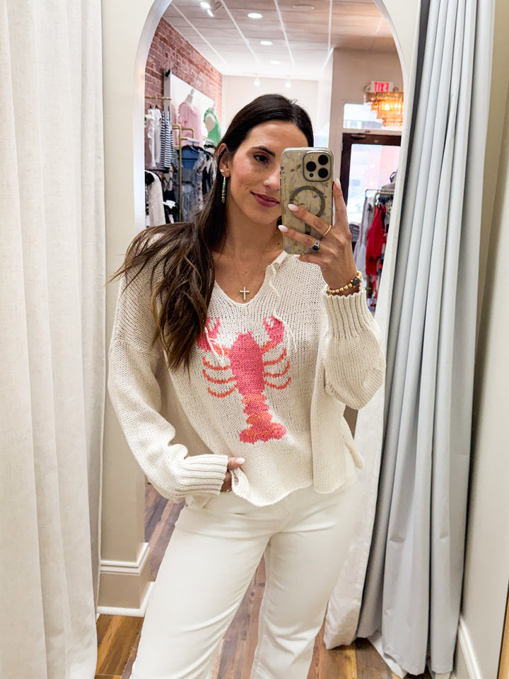 The Marled Lobster Sweater