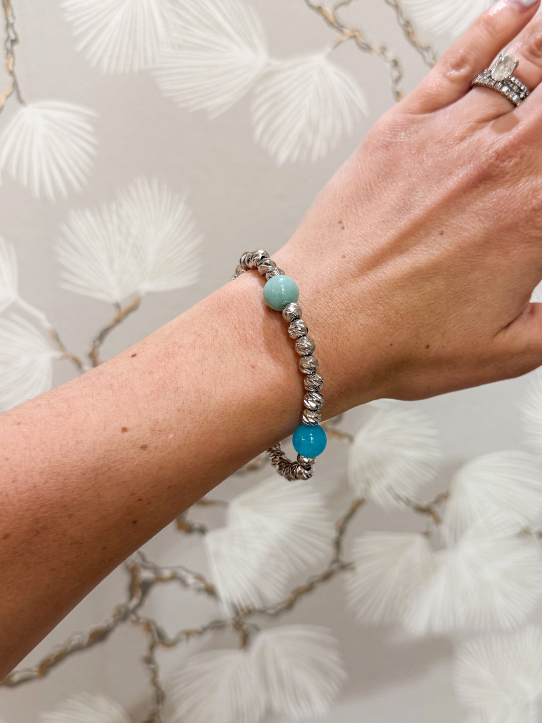 Beam Multi Stone Bracelet