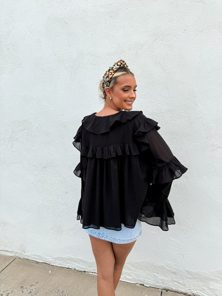 You've Got Me Ruffled Top