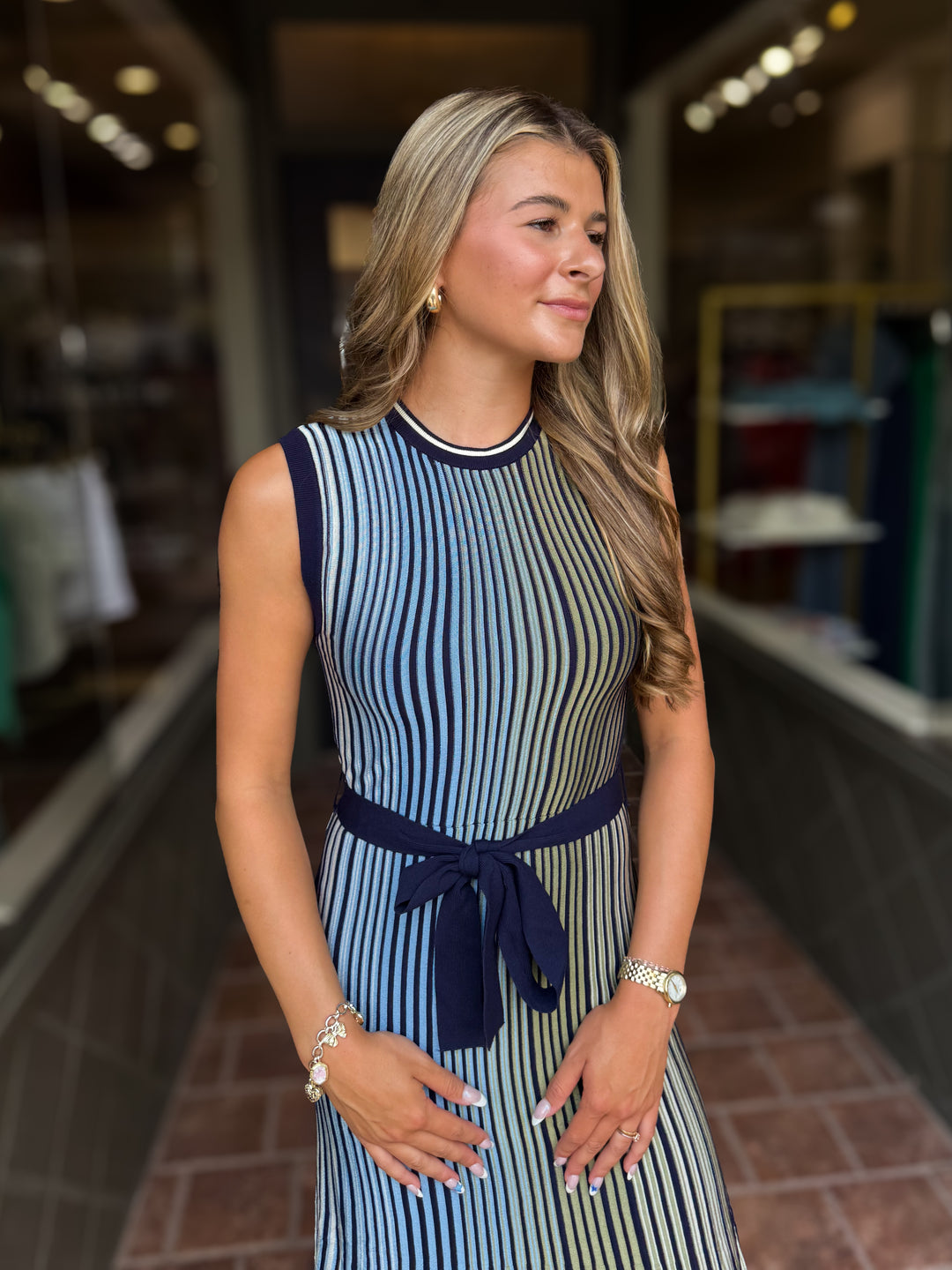 Stay In Line Dress