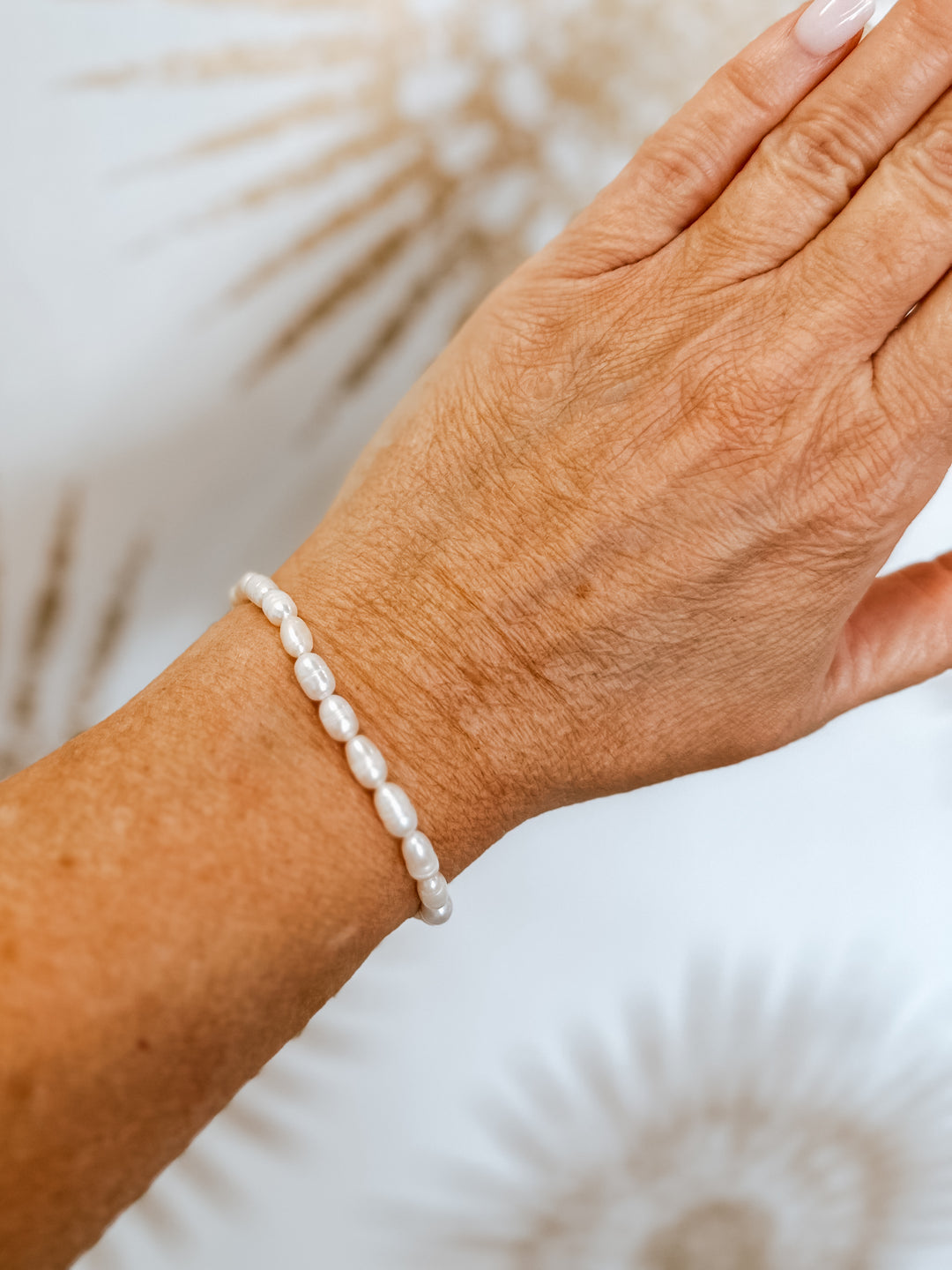 Stretched With Pearls Bracelet