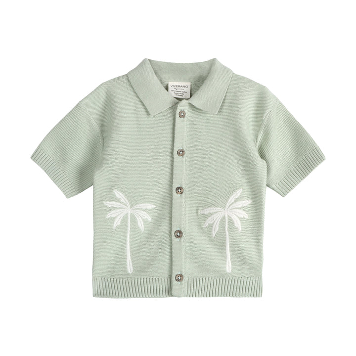 Palm Tree Baby Short Set