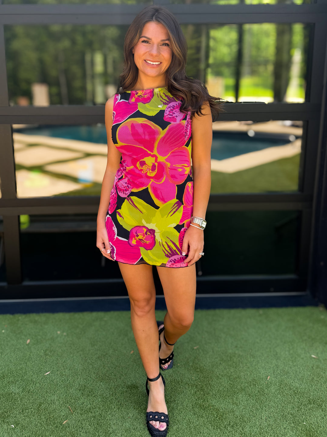 Tropic Nights Mini Dress