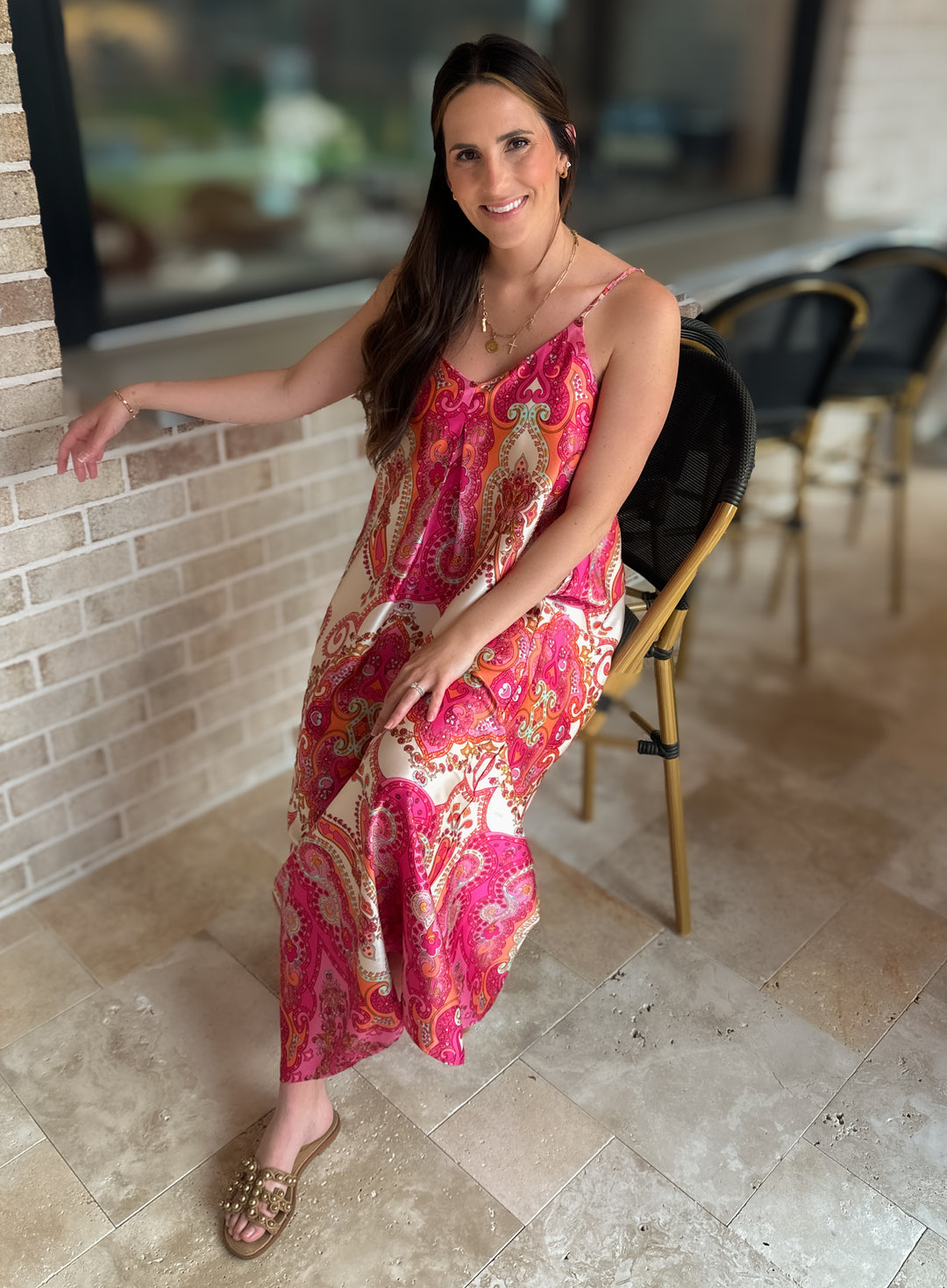 Santorini Sunsets Dress