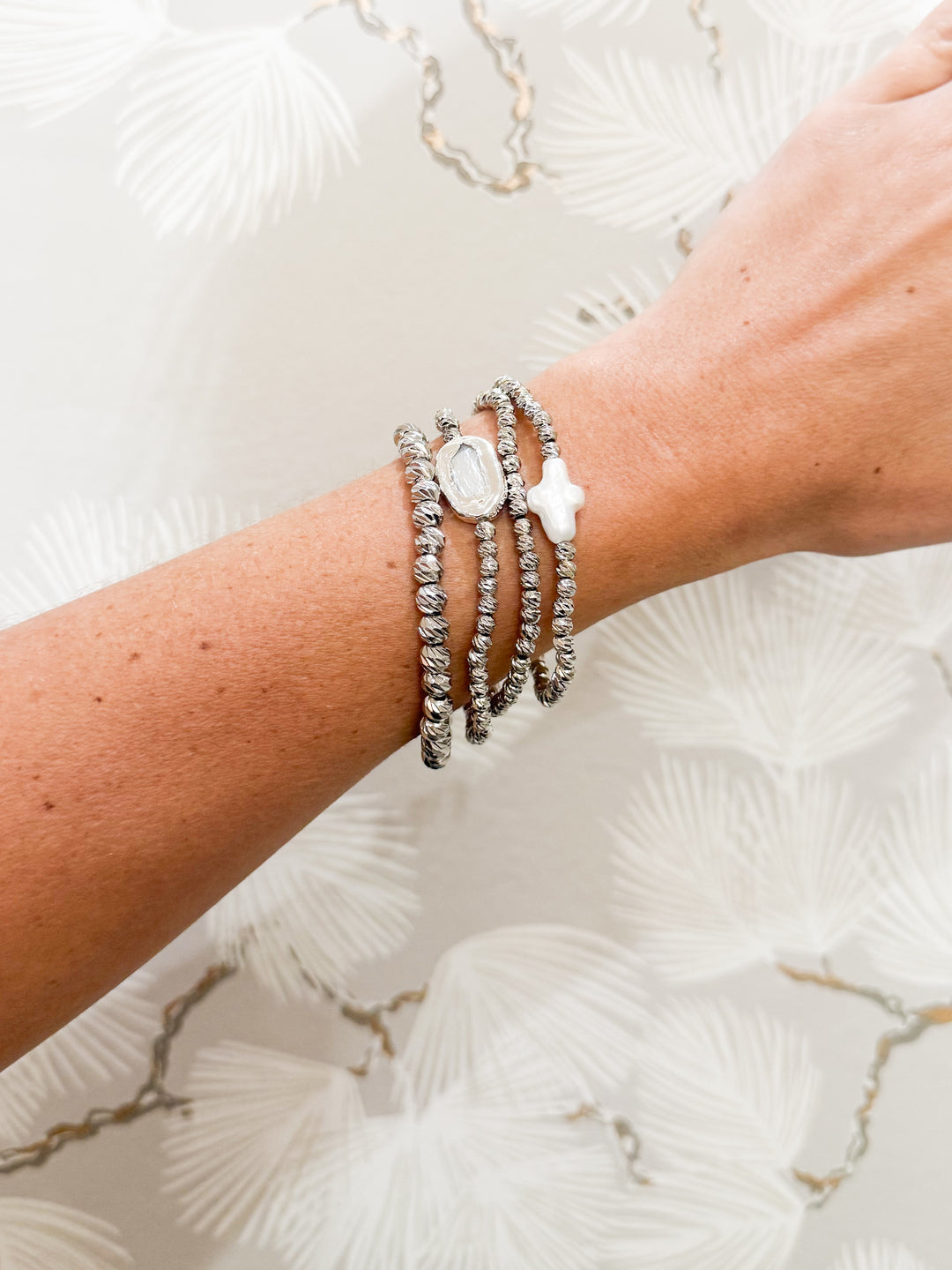 Beam And Cross Bracelet