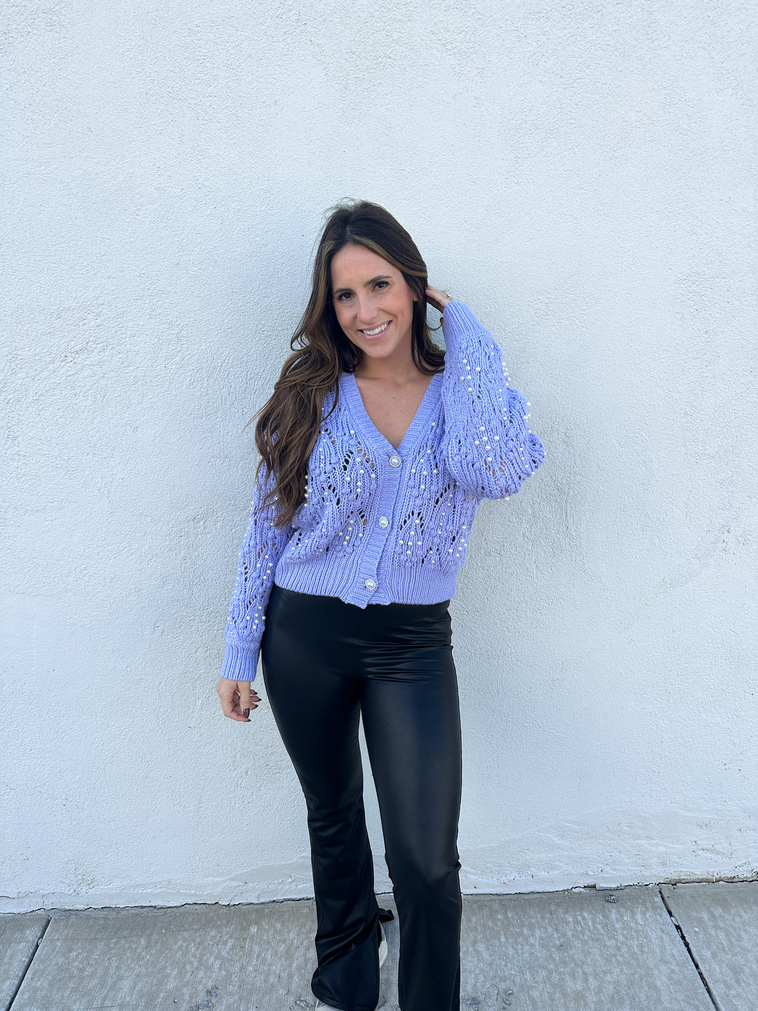 Darling Add The Pearls Cardigan