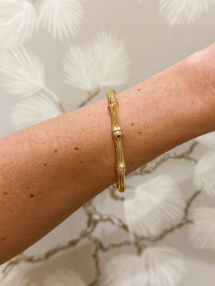Bamboo Hinged Bangle