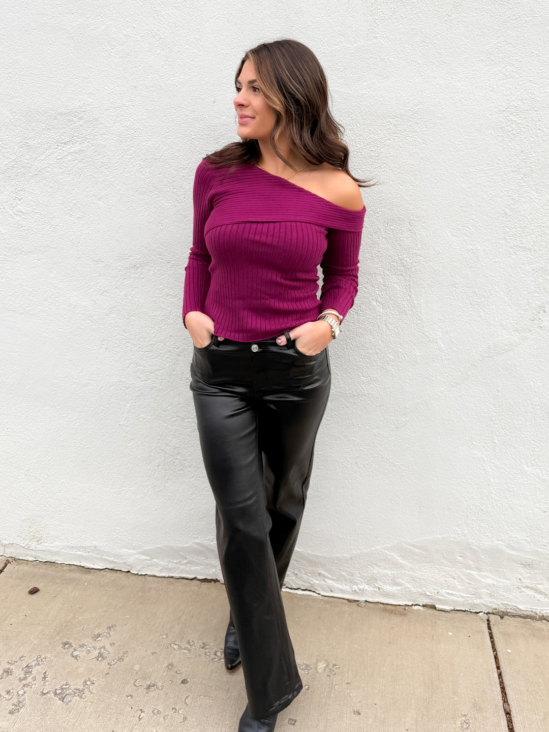 Cold Shoulder Vibes Sweater