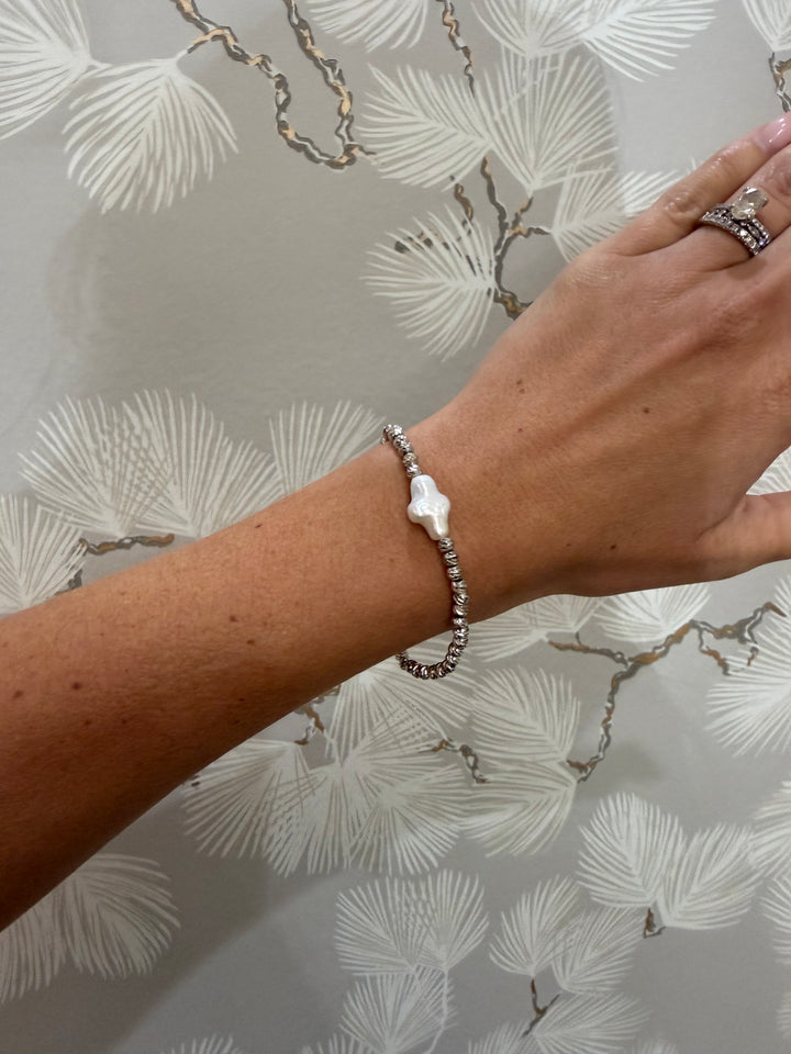 Beam And Cross Bracelet