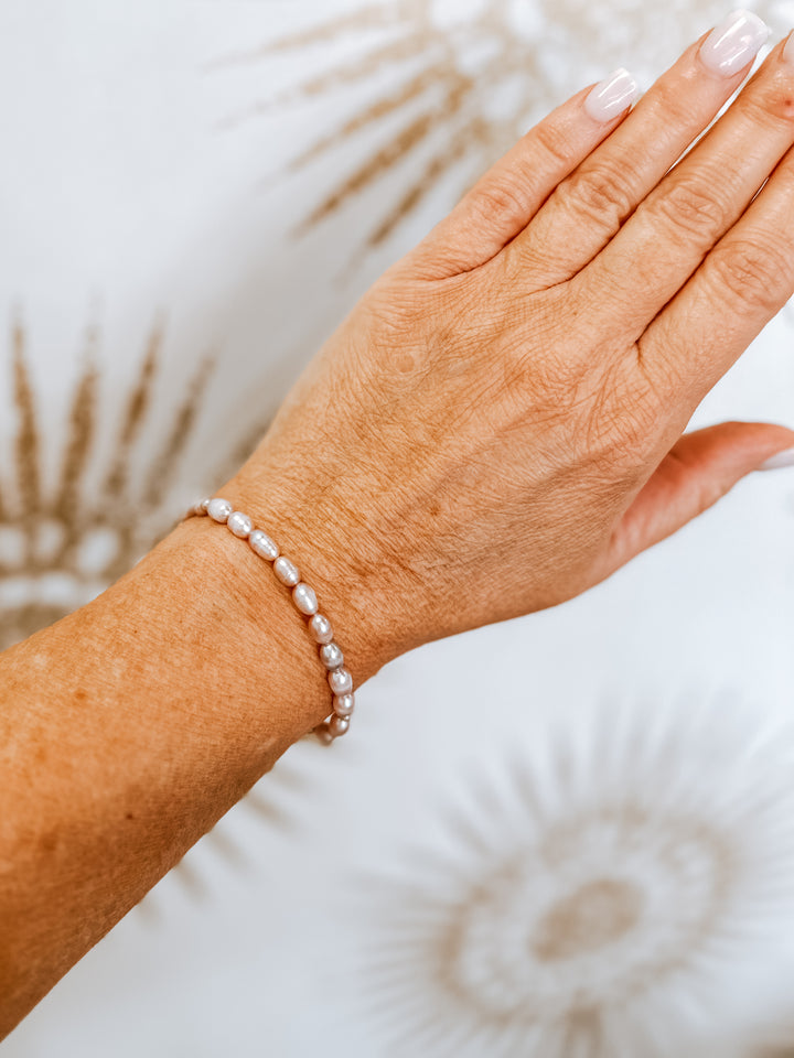 Stretched With Pearls Bracelet