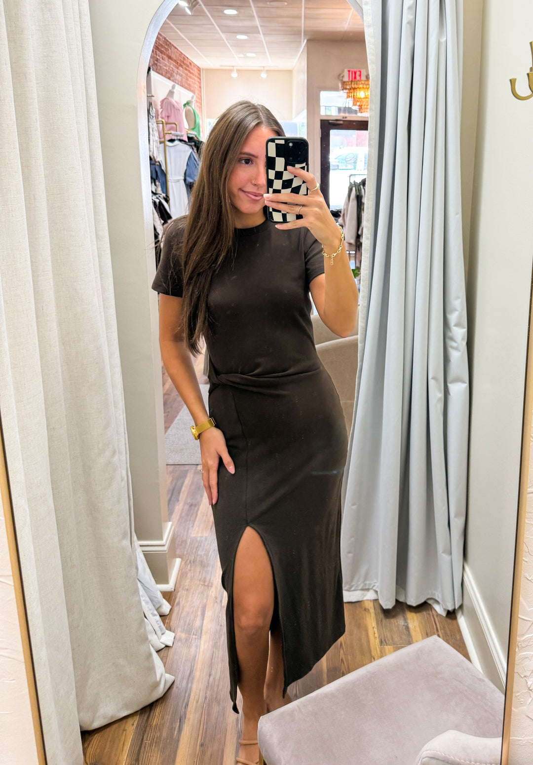 Here for the Espresso Dress