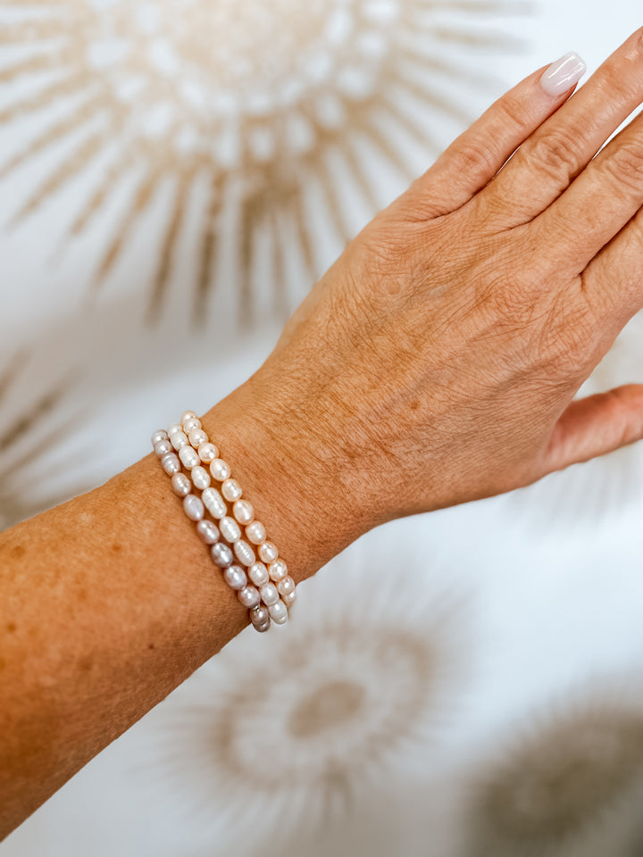 Stretched With Pearls Bracelet