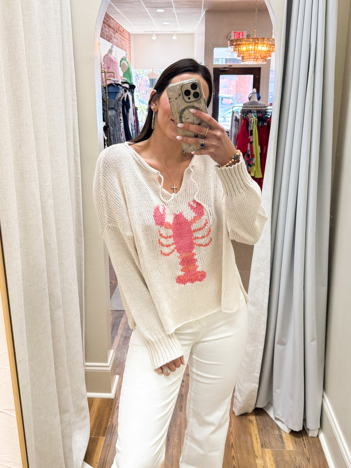The Marled Lobster Sweater