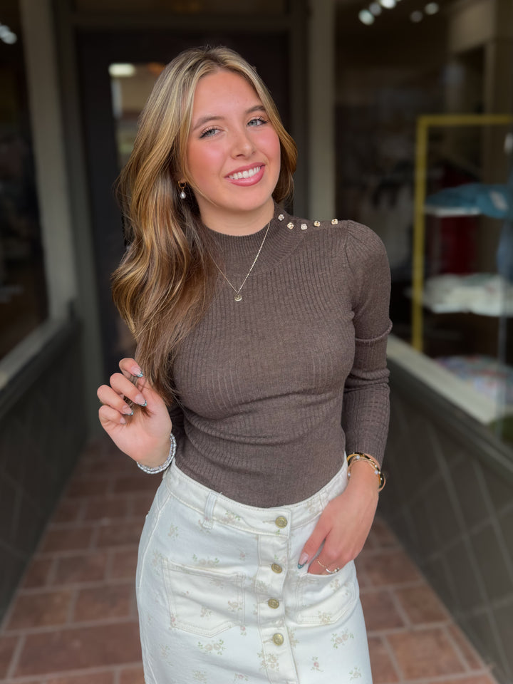 Bittersweet Chocolate Sweater