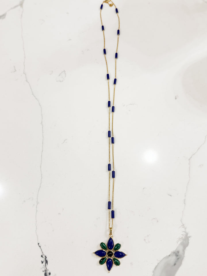 Forza Lapis Chain With Fiore Pendant