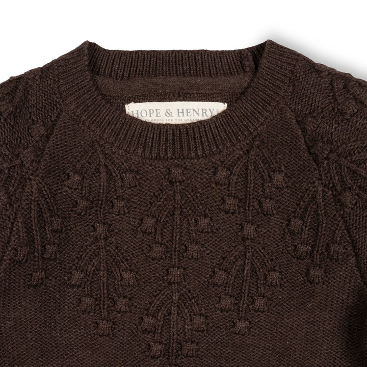 Brown Bobbles Dress