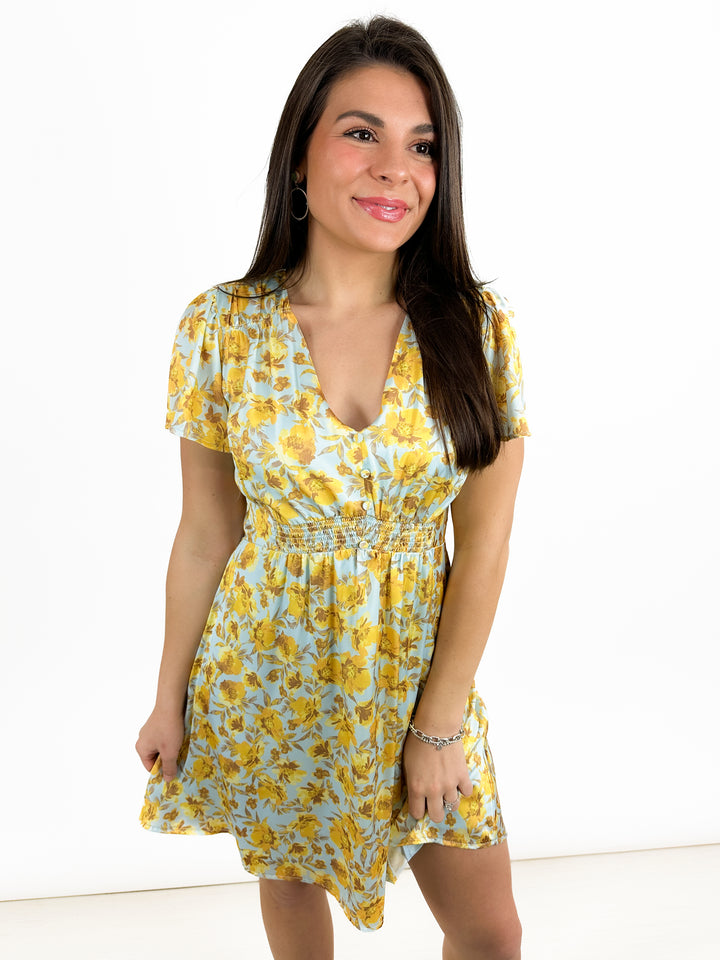 The Golden Flower Dress