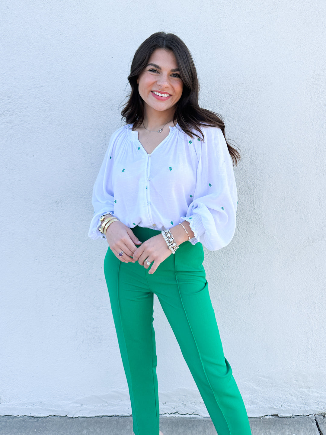 Color Me Flowered Top