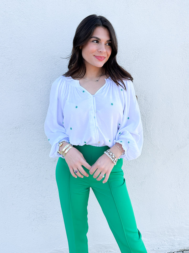 Color Me Flowered Top