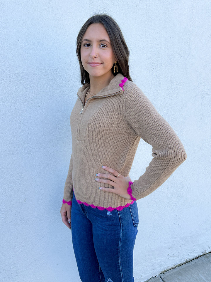 Hot Or Cold Macchiato Sweater