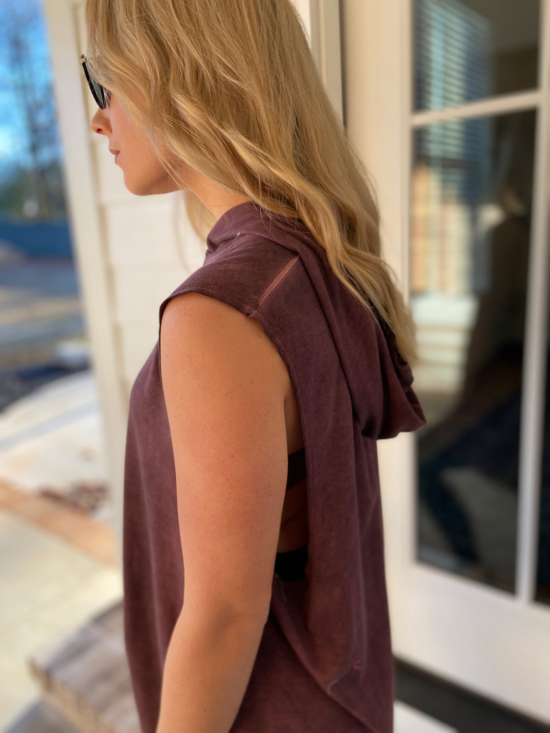 Lovin' The Chase Plum Hoodie