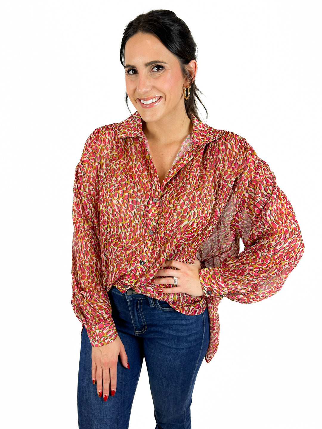 Rose Colored Glasses Top