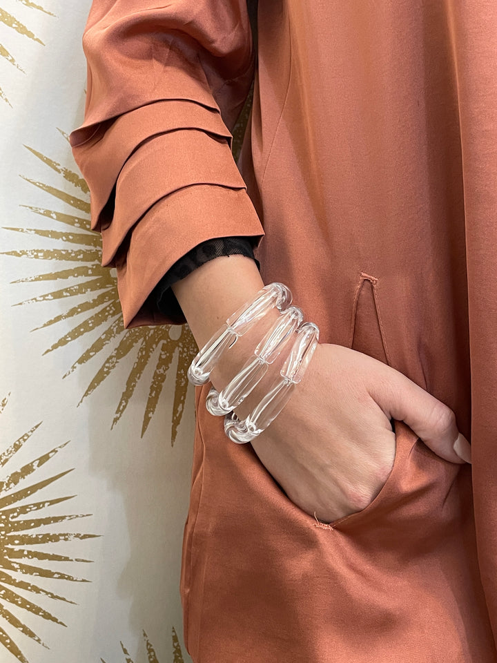 Thick Bangle Bracelet