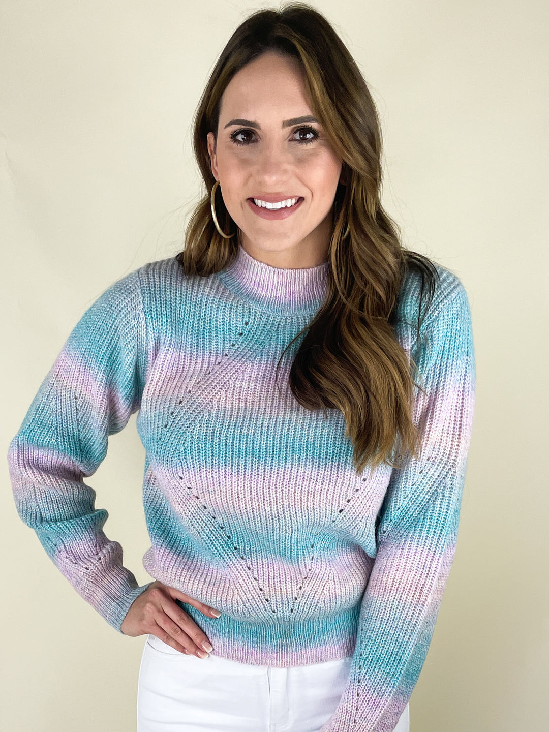 Rainbow Colored Sky Sweater