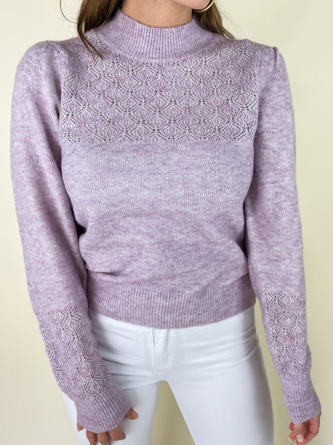 Picking Lilacs Sweater