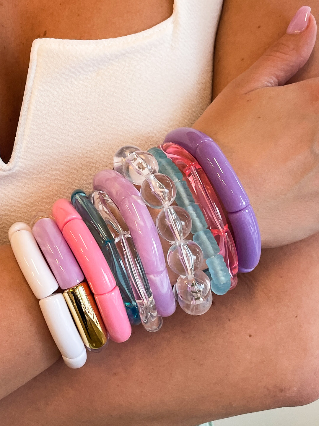 Thick Bangle Bracelet